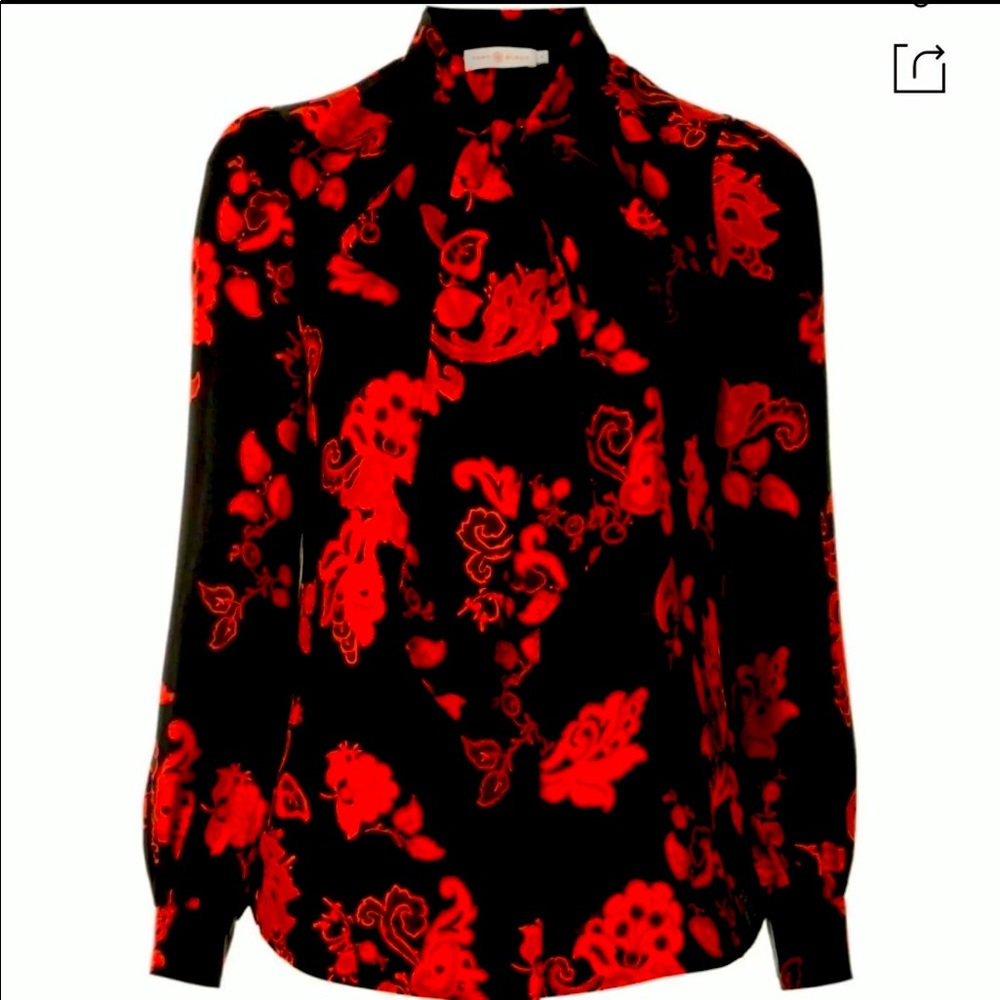 Tory Burch Bow Blouse